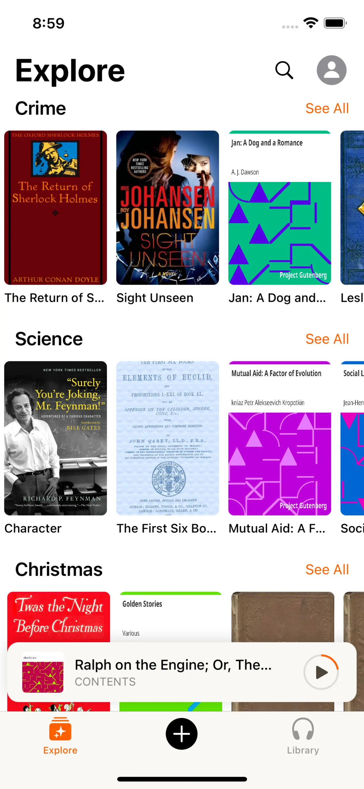 Explore books