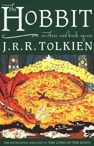 The Hobbit by J. R. R. Tolkien, illustrated book cover
